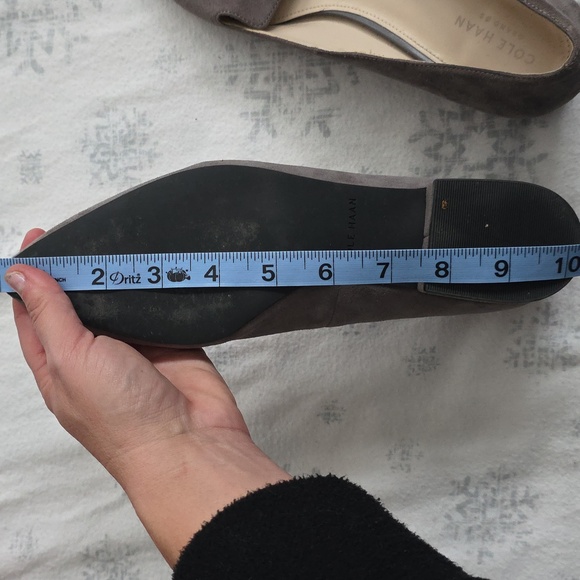 Gray suede Cole Haan Arlyss Skimmer Grand Os - Picture 9 of 10